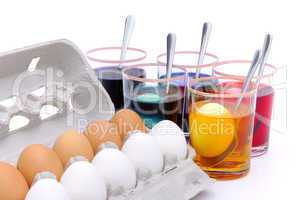 Ostereier färben - easter eggs colour 10