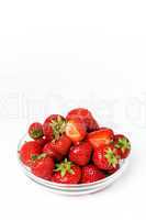 Erdbeeren in Glasschale