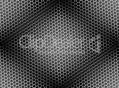 Honeycomb Background Seamless BW