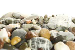 Pile of river rocks
