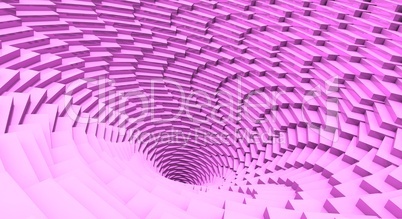 3D - Hintergrund - Rosa Rotation 01