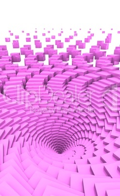 3D - Hintergrund - Pink Partikel 02