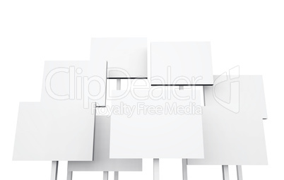 White Demo signs - 02