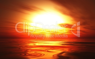 Hot Sunset background 06