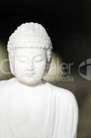 White Buddha on grey 02