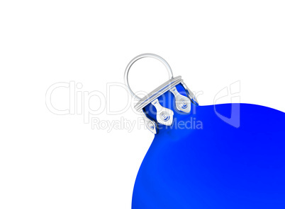 Christbaumkugel im Detail 05 Blau