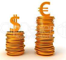 Euro Currency advantage over US dollar