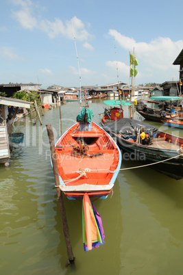 Fischerboot in Alt Chumphon