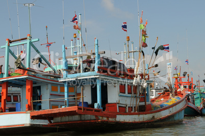 Fischerboot in Alt Chumphon