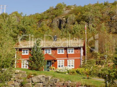 Norwegisches Holzhaus