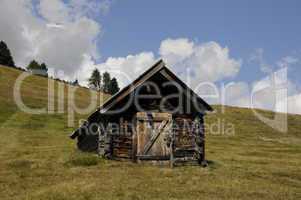 Hütte auf der Villanderer Alm