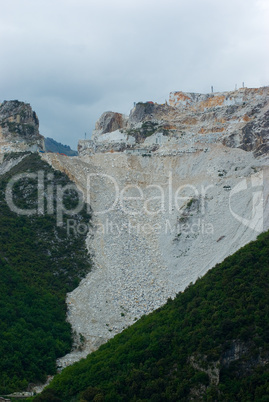 Marmor Steinbruch in Carrara, Italien - Marble quarry in Carrara, Italy