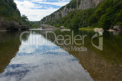 Im Tal des Chassezac, Südfrankreich