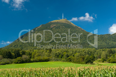 Der Vulkan Puy de Dôme (1465 m)