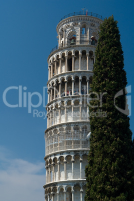 Der gerade Turm zu Pisa, Toskana