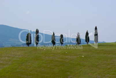 Landschaft in der Toskana, Italien - Landscape in tuscany, italy