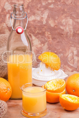 Frisch gepresster Orangensaft