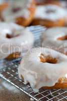 Doughnuts with fresh icing