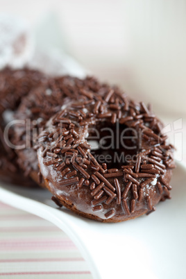 Chocolate doughnuts