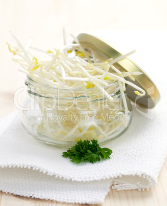 frische Erbssprossen / fresh healthy sprouts