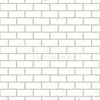 White seamless brick wall