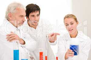 Chemistry experiment -  scientists in laboratory