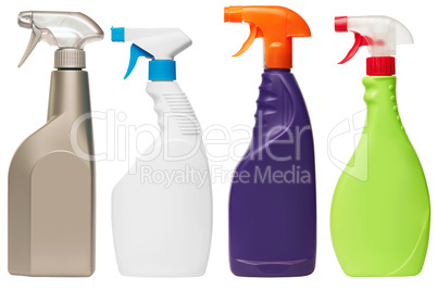 set of four spray bottles
