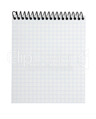 spiral lined notebook