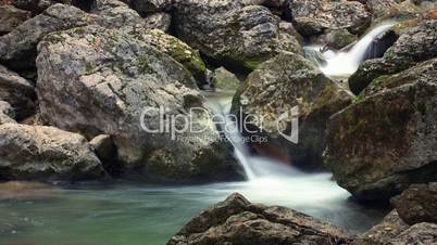 time lapse. wild river.