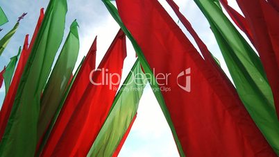 Colored flags