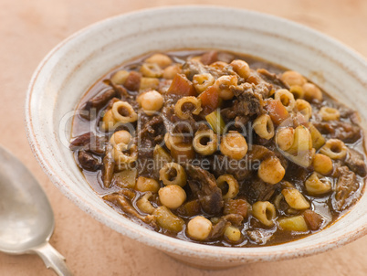Oxtail and Chickpea Winter Soup