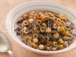 Oxtail and Chickpea Winter Soup