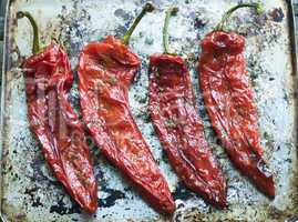 Roasted Romano Peppers