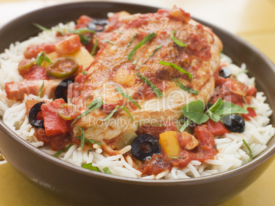Spanish-Style Chicken and Rice