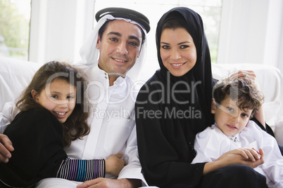 A Middle Eastern family