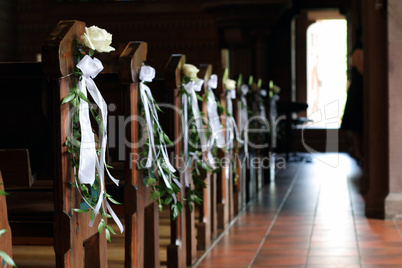 Blumenschmuck Kirche