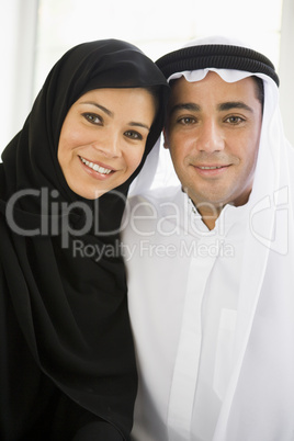 Portrait of a Middle Eastern couple