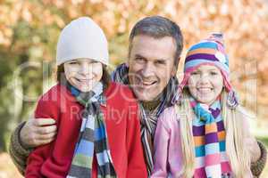 children with grandfather