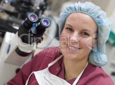 Portrait of embryologist