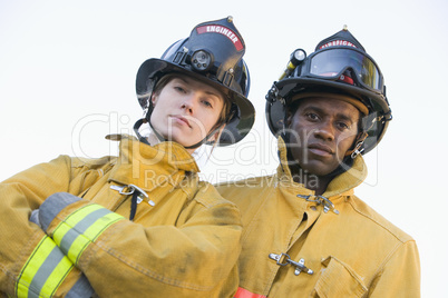 Portrait of firefighters