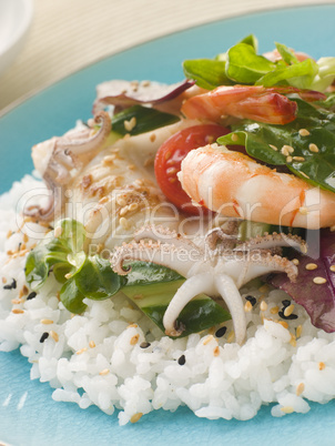 Seafood Sushi Salad