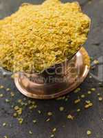 Dish of Yellow Mustard Seeds