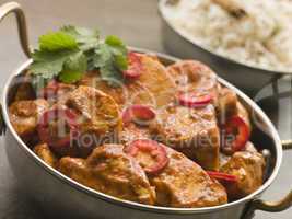 Chicken Chili Tikka Masala with Fragrant Basmati Rice