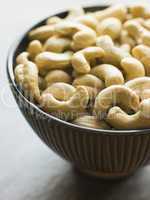 Dish of Roasted Cashew Nuts