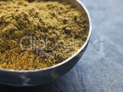 Dish of Madras Curry Powder