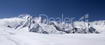 Mountain panorama. Caucasus, Dombay