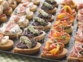 Selection of Crostini