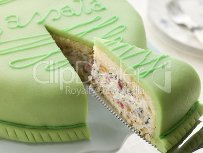 Slice of Cassata Cake