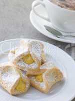 Bauletti Lemon Biscuits with a Cappucino