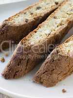 Plate of Biscotti